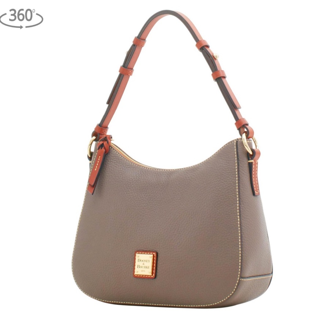 Dooney & Bourke Kiley Hobo Gray Handbag - NEW